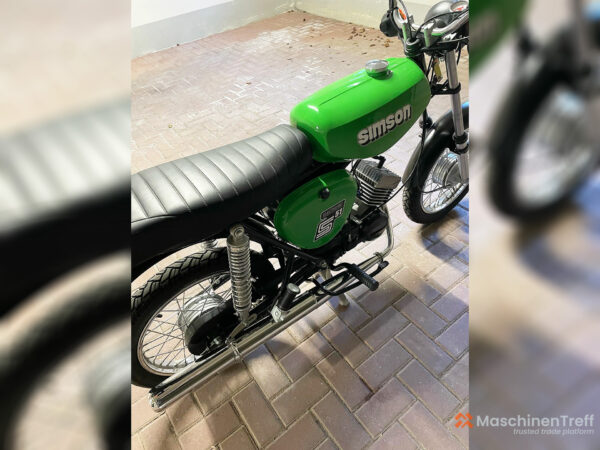 1985 Simson S51 - Vihreä, Uudelleenrakennettu & Päivitys