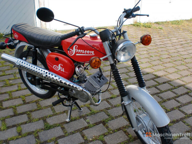 1986 Simson S51 - Röd, helt ombyggd och uppfräschad