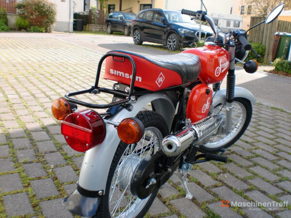 1986 Simson S51 - Röd, helt ombyggd och uppfräschad