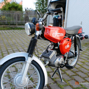 1986 Simson S51 - Röd, helt ombyggd och uppfräschad